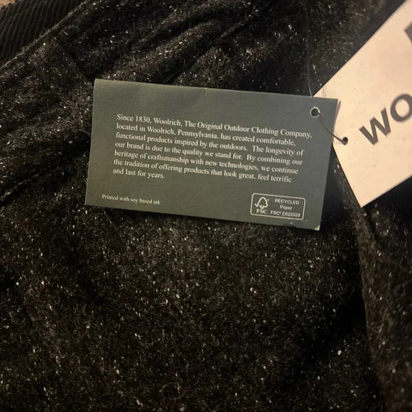 NWT-  Women’s WOOLRICH Woodlyn Wool Silk Blend Trousers Pants Oynx. Size 14.‎ - Picture 9 of 10